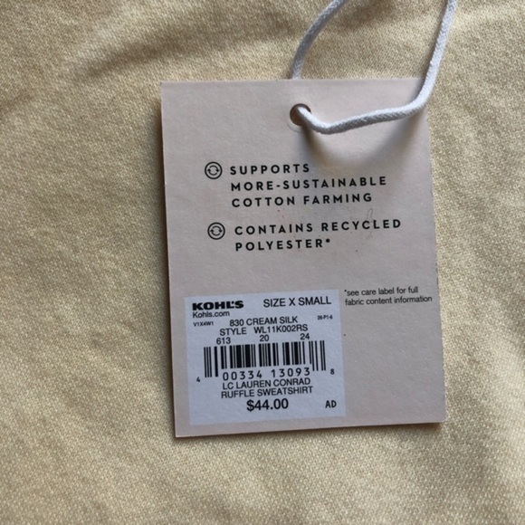 Lauren Conrad Ruffle Sweater Sweatshirt - Picture 5 of 6